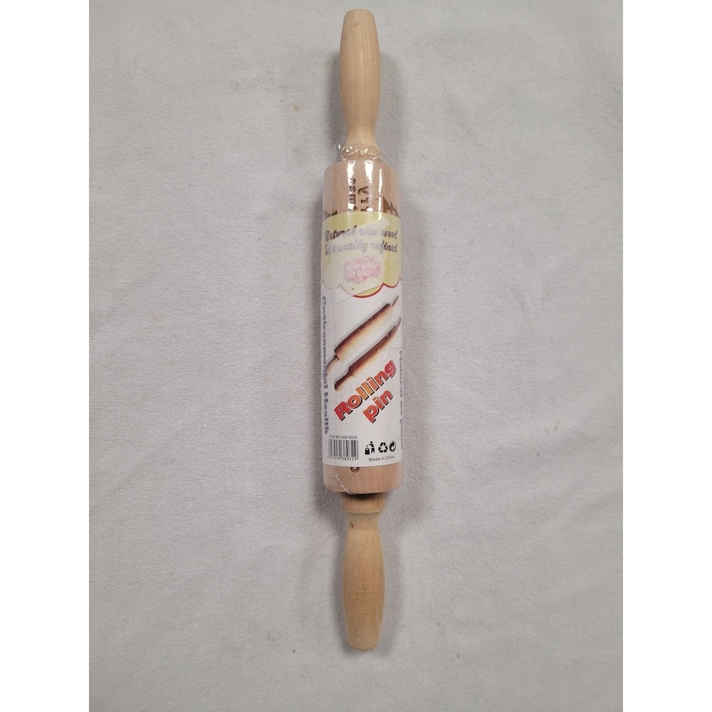 New Wooden Rolling Pin Dough Roller Kitchen‎ Baking Tree Design Youth